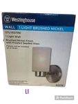 Westinghouse Sylvestre 1-LIGHT Brushed Nickel Gray Wall Sconce Free Shipping. Fixed Price $28.00.
