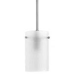 Linea Lighting - Effimero, Medium Pendant Light, Frosted Glass, Brushed Nickel. Fixed Price $28.00.