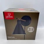 Globe Electric 51725 Tristan 1-LIGHT Dimmable Plug-in Or Hardwire Wall Sconce. Fixed Price $17.99.