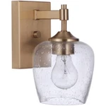 Craftmade Stellen Light Wall Sconce, Satin Brass - 12406SB1. Fixed Price $49.99.