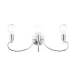 Livex Bari Light Vanity Sconce, Polished Chrome 16583-05. Fixed Price $139.98.