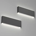 Ralbay 15.7IN Wall Sconce 2-PACK Indoor Modern Light Fixtures 14W Led Up And .... Fixed Price $100.92.