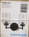 Kichler 45885OZ Winslow 2 Light 13" Wide Bathroom Vanity - Olde Bronze. Fixed Price $69.95.