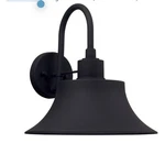 Capital Lighting 926312BK Brock Metal Shade Outdoor Wall Sconce 100W 13X13. Fixed Price $99.99.