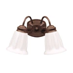 Kichler 10672TZ Light Energy Efficient Tannery Bronze With White Glass New. Fixed Price $13.98.