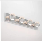 Artika Oracle 27 In. 4-LIGHT Cct Led Chrome Bathroom Vanity W/bubble Glass. Fixed Price $110.00.