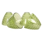 Pack Compixiu Green Glass Shades Replacement For Light Fixtures, 5.4"W. Fixed Price $39.85.