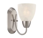 Cordelia Designers Fountain 15005-1B-35 Torino Wall Sconce, Brushed Nickel. Fixed Price $18.00.