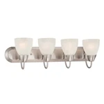 Designers Fountain Torino Light Bath Bar, Brushed Nickel 15005-4B-35. Fixed Price $103.92.