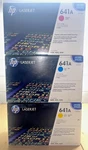 Genuine Hp Laserjet C9721A Cyan C9722A Yellow C9723A Magenta 641A Toner Pack. Fixed Price $179.00.