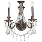 Crystorama 5162-EB-CL-MWP Vanderbilt Bath Wall Light. Fixed Price $327.02.