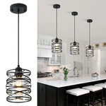 1-PACK Pendant Light Fixtures 6.3INCH Black Spiral Kitchen Island Moder.... Fixed Price $61.41.