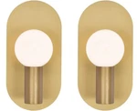 Modern Wall Set Of 2, Gold 2-PACK, Champagne. Fixed Price $158.24.