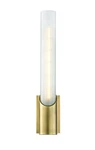 Hudson Valley HUD2141-AGB Contemporary Modern One Light Wall-sconces, 1, Brass-a. Fixed Price $296.00.