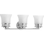 Cascadia Collection 3-LIGHT Polished Chrome Vanity By Progress Lighting. Fixed Price $107.99.