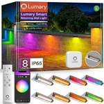 Lumary 8 Pack 12-24V Low Voltage Retaining Wall Lights With Hub, 7 Inch Smart.... Fixed Price $289.04.