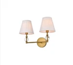 Living District LD7022W15BR Bethany Light 17 Inch Brass Bath Sconce Wall. Fixed Price $99.99.