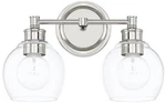 Remington 9 3/4" High Polished Nickel 2-LIGHT Wall Sconce. Fixed Price $218.00.