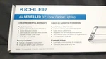 Kichler 30" Series Led Under Cabinet Lighting 4U30K30WHT Indoor 3000K. Fixed Price $44.99.