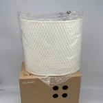 Ikea Alang White Woven Shade Wall Sconce Pull Chain 500.338.52. Fixed Price $29.99.