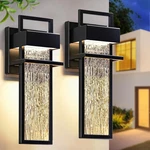 15'' Outdoor Wall Lights 2 Packs, 3000K Integrated Led Sconce, Modern Ex. Fixed Price $99.99.
