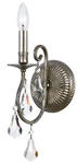Crystorama 5011-OS-CL-MWP Ashton 1-LIGHT Hand Cut Crystal Sconce. Fixed Price $138.00.