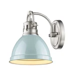 Golden Lighting 3602-BA1-PW Sea Foam Duncan Single 9"H Bathroom Sconce. Fixed Price $109.99.