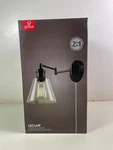 Globe Leclair Wall Sconce 1-LIGHT Dark Bronze Plug-in Or Hardwire. Fixed Price $26.99.
