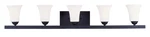 Livex Lighting 6485-04 Ridgedale 43 Inch Black Bath Vanity Wall. Fixed Price $455.96.