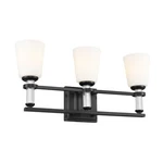 Kichler 55147 Rosalind 3 Light 24"W Vanity - Black. Fixed Price $415.99.