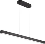 47" Black Linear Pendant Light Wooden Led Fixtures Ceiling. Fixed Price $437.71.