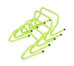 Trademark Innovations Set Of 5 Adjustable Speed Training Hurdles Light Green. Fixed Price $61.99.