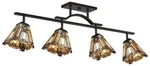 Quoizel Inglenook 42" 4-LIGHT Bronze Tiffany-style Track Fixture. Fixed Price $447.99.