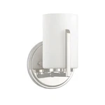 Designers Fountain Elara Light Wall Sconce, Nickel/etched Opal 93901-PN. Fixed Price $34.99.
