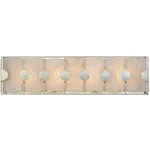 Uttermost 22867 Rene 4 Light 27 Inch Silver Leaf Vanity Wall. Fixed Price $657.60.