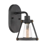 Designers Fountain Wicker Park Light Wall Sconce, Pewter D212M-1B-WP. Fixed Price $34.99.