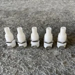 Lot Of 5 Link Tech 40ACV-SB3-06 3/8" Panel Mt. Female Valved Hb Natural Acetal. Fixed Price $44.99.