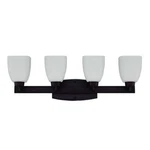 Craftmade 14728OB4-BRIDWELL 4-LIGHT 28" Bathroom Vanity In Oiled Bronze. Fixed Price $137.99.
