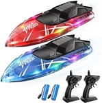 Exciting 2-PACK Kids Rc Boats With Led Lights For Pools & Lakes Safe Play. Fixed Price $88.57.