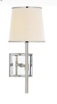Kate Spade Bradford Wall Sconce Mirror And Polished Nickel Light Linen Shade. Fixed Price $149.00.