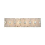 Uttermost 22867 Silver Rene 4-LIGHT 27"W Bathroom Vanity. Fixed Price $657.60.