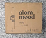 Alora Mood Rue 22-IN Matte Black/brushed Gold 2-LIGHT Vanity VL416102. Fixed Price $50.00.