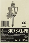 Designers Fountain 31073-CL-PB Exterior Convertible Lantern Polished Brass. Fixed Price $36.40.
