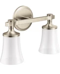 Moen YB0362BN Flara 2-LIGHT Dual-mount Bathroom Vanity Fixture.... Fixed Price $137.64.