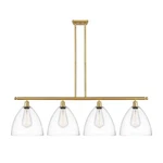 Innovations Ballston Bristol Glass 12" Light Island, Gd/cl 516-4I-SG-GBD-122. Fixed Price $1080.20.