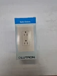 Lutron 15A Tamper Resistant Receptacle SCRS-15-TR-BI Ivory. Fixed Price $19.99.
