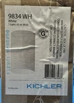 Kichler 9834 White 1-LIGHT BR30 Wall Cylinder Fixture 65W Sconce Nos. Fixed Price $29.00.