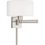 Livex Lighting 40036-91 Allison Swing Arm Or Wall Lamp Brushed Nickel. Fixed Price $289.96.