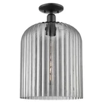 Innovations Bridal Veil 1LT 12" Semi-flush, Black/smoke 716-1C-BK-G559-12SM. Fixed Price $308.00.