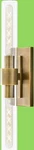 23" Vintage Brass Wall Sconce With Clear Glass Shade - Indoor, Bronze, 1 Pc.. Fixed Price $59.99.